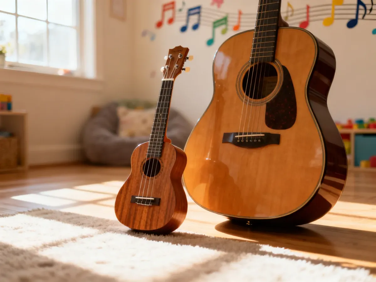 Ukulele czy gitara dla dziecka – co wybrać na początek?