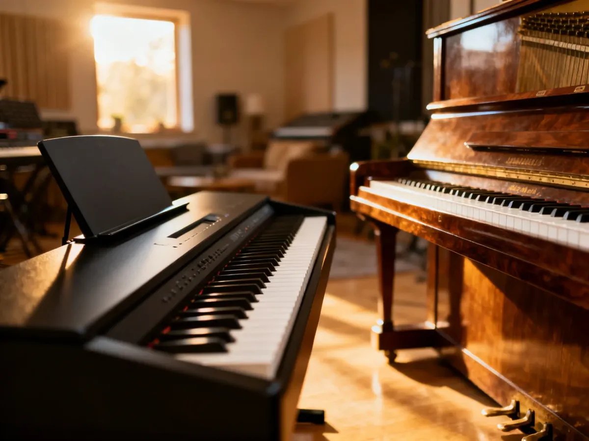 Pianino cyfrowe czy akustyczne dla początkującego – co wybrać?