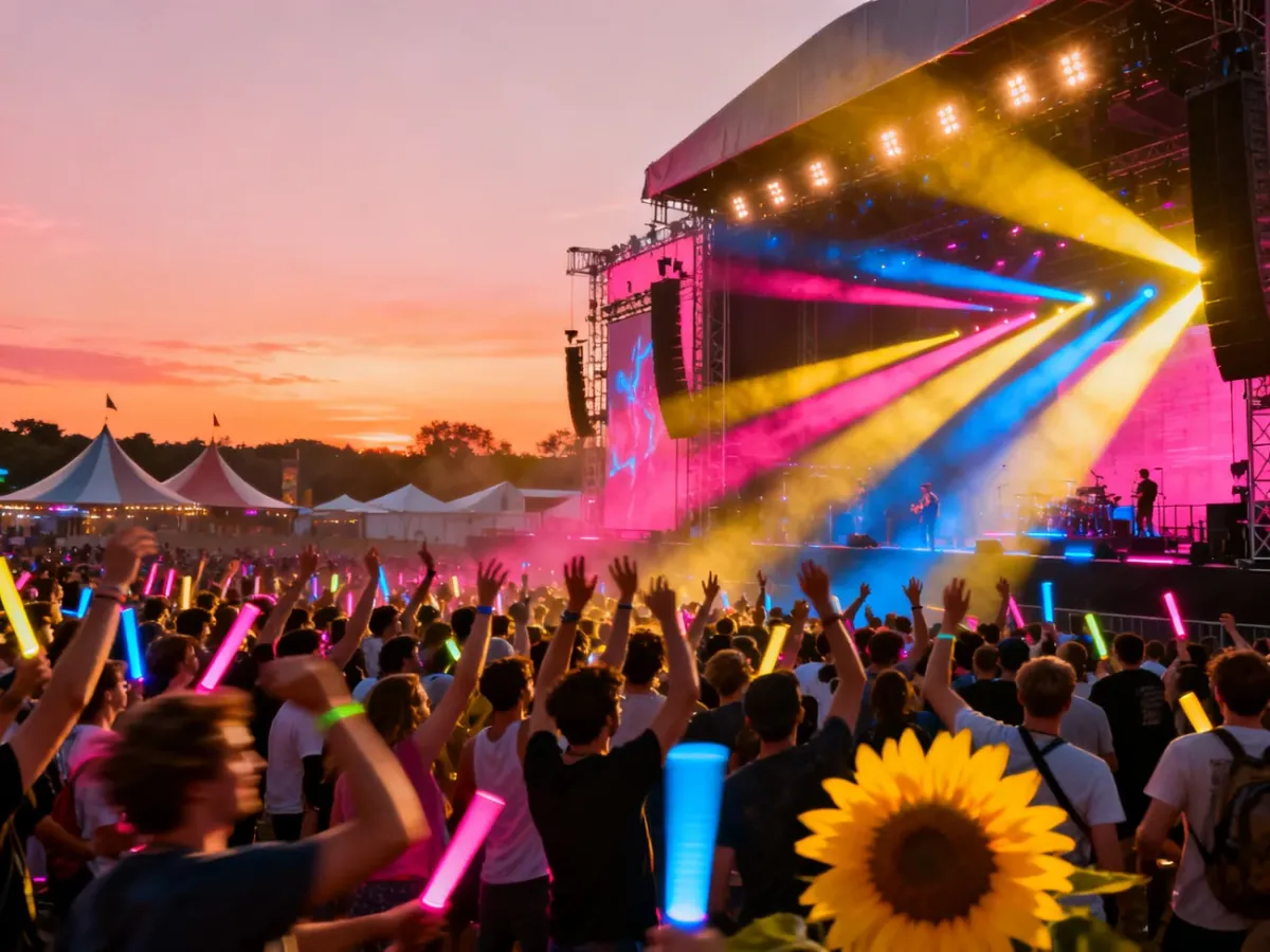 Tłum podczas koncertu na głównej scenie festiwalu Open’er