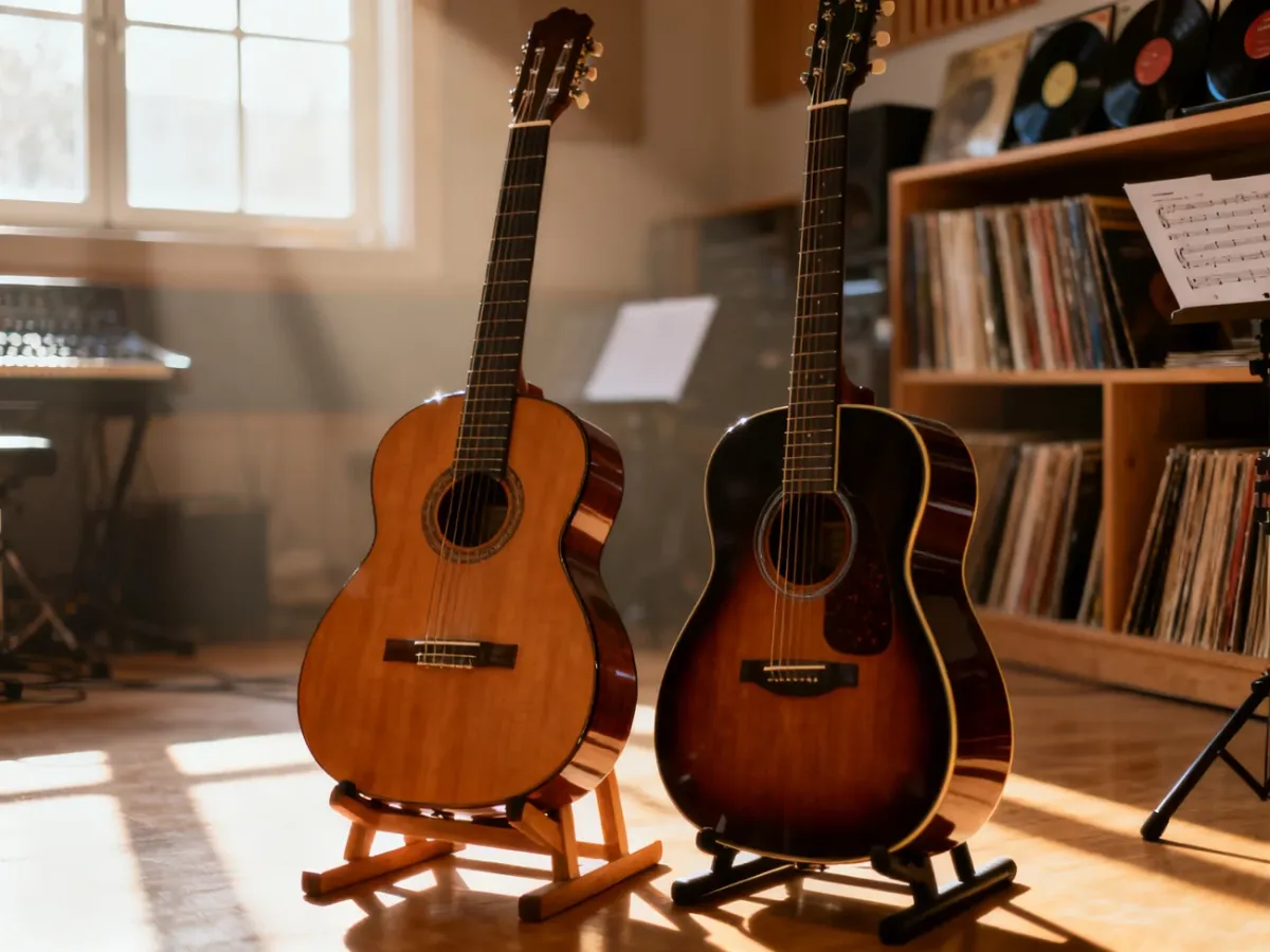 Gitara klasyczna czy akustyczna na początek – co wybrać?