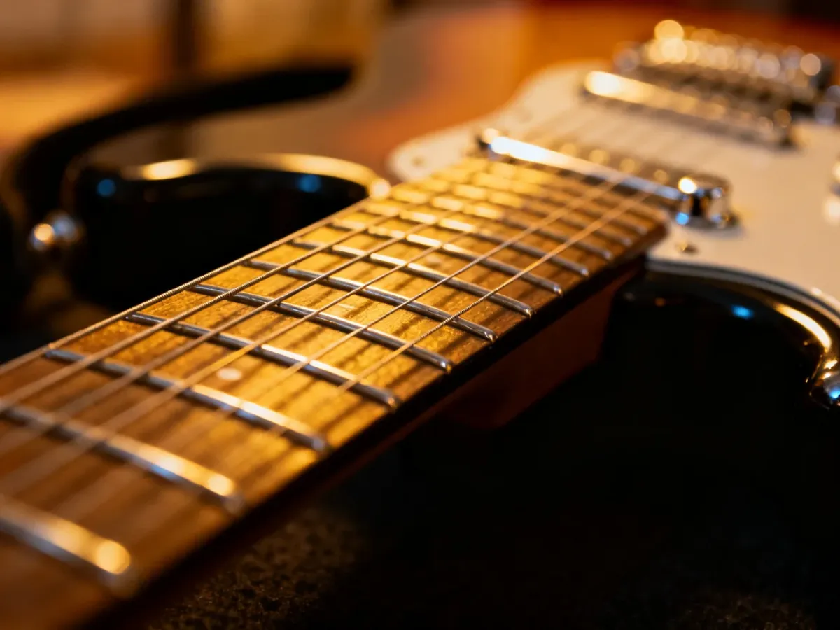 Co powoduje brzęczenie strun na progach w gitarze?